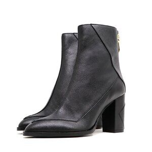 Sylven New York Almasi Apple Leather Boot - Black (US 10)